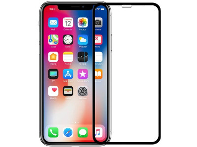 محافظ صفحه نمایش 6D فول گلس تمام چسب مناسب برای گوشی موبایل اپل  iPhone XS